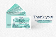 Abstract linear Ocean clipart, a Seasonal Illustration by Tatyana_Zenartist (Thumbnail 13 of 13)