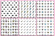 48 Hand Drawn Seamless Patterns Set, a Pattern Graphic by Stockaholic (Thumbnail 3 of 9)