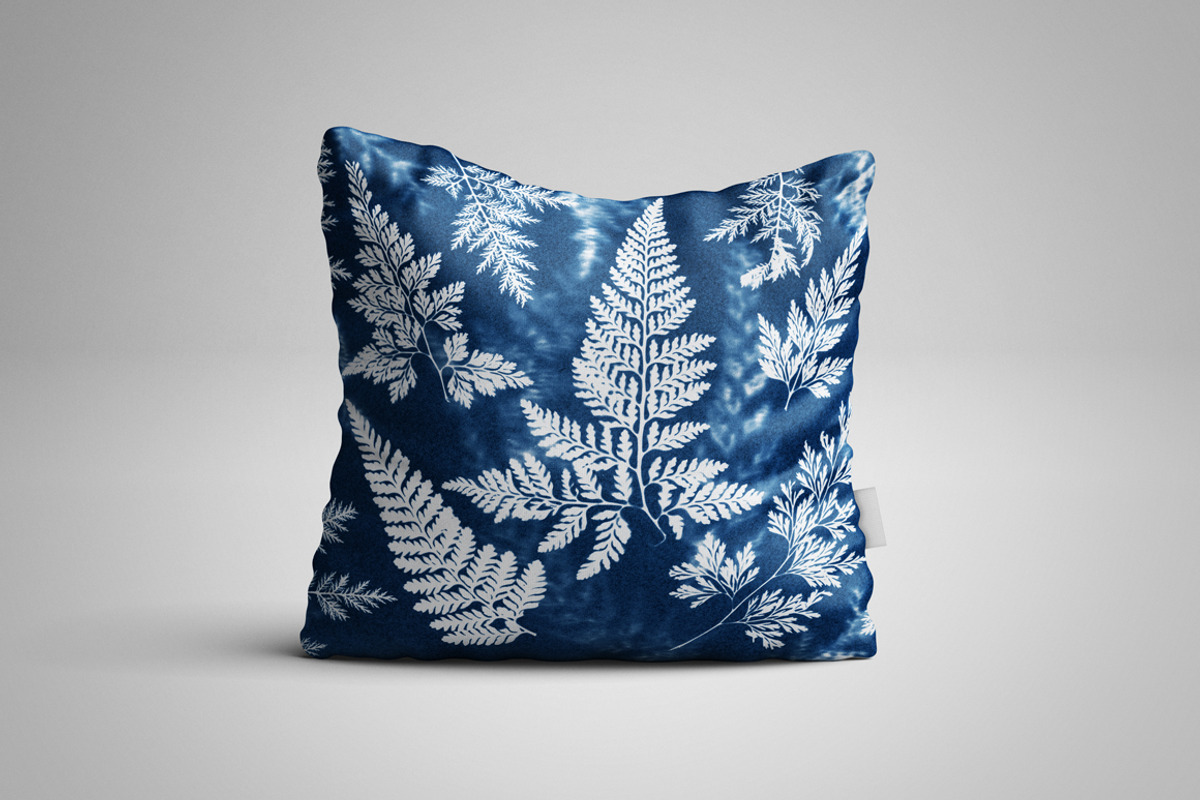 Cyanotype process Floral pattern, a Pattern Graphic by vetre.antanaviciute (Photo 4 of 5)