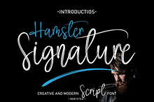 Hamster Signature | Script Font