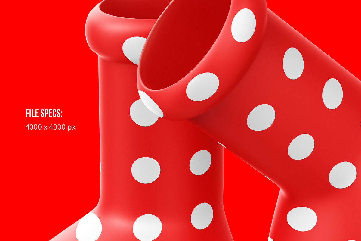 Astro Boy Boots Mockup - 2 PSD, a Product Mockup by easymock (Photo 5 of 10)