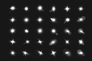 47 White Lens Flare Reflection Pack, an Object Graphic by Warm Snow (Thumbnail 2 of 5)