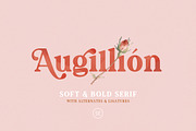 Augillion - Soft Bold Serif, a Serif Font by Sarid Ezra (Thumbnail 1 of 11)