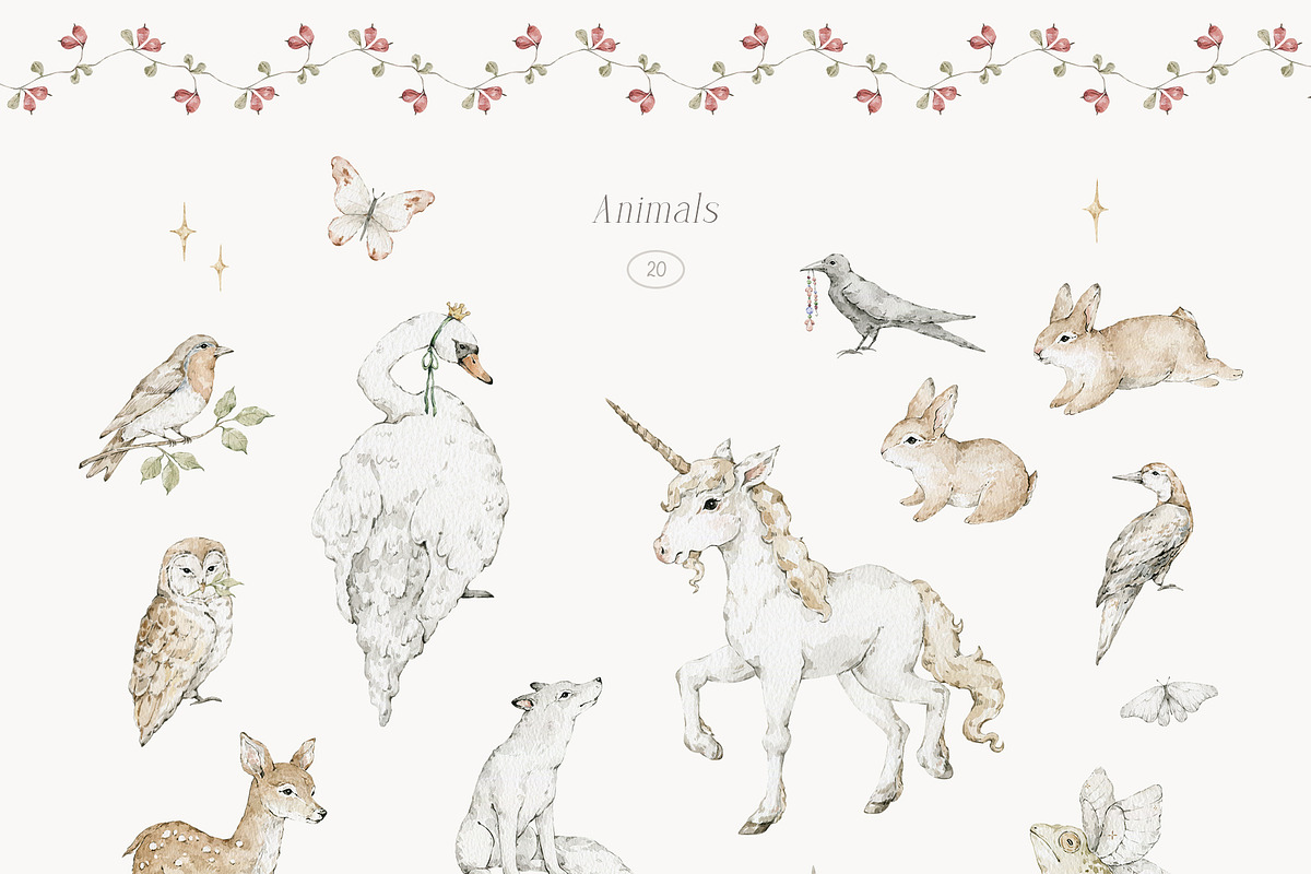 Woodland Fairytale. Animals, nature, an Animal Illustration by Kreker Kate (Photo 5 of 10)