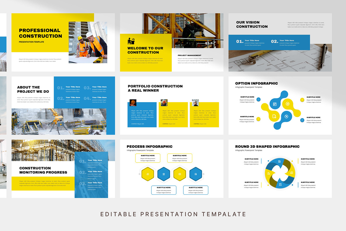 Professional Construction - Presentation Template