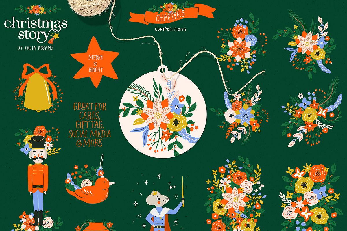 Christmas Story Collection, an Animal Illustration by Julia Dreams (Photo 8 of 9)