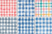 Blue Gingham Pattern, a Pattern Graphic by Black Bird Studio (Thumbnail 3 of 6)