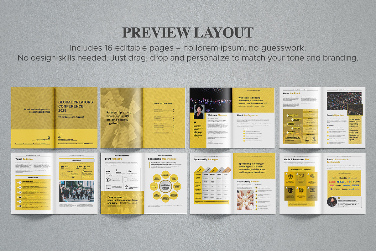 Corporate Sponsorship Proposal Deck preview 3