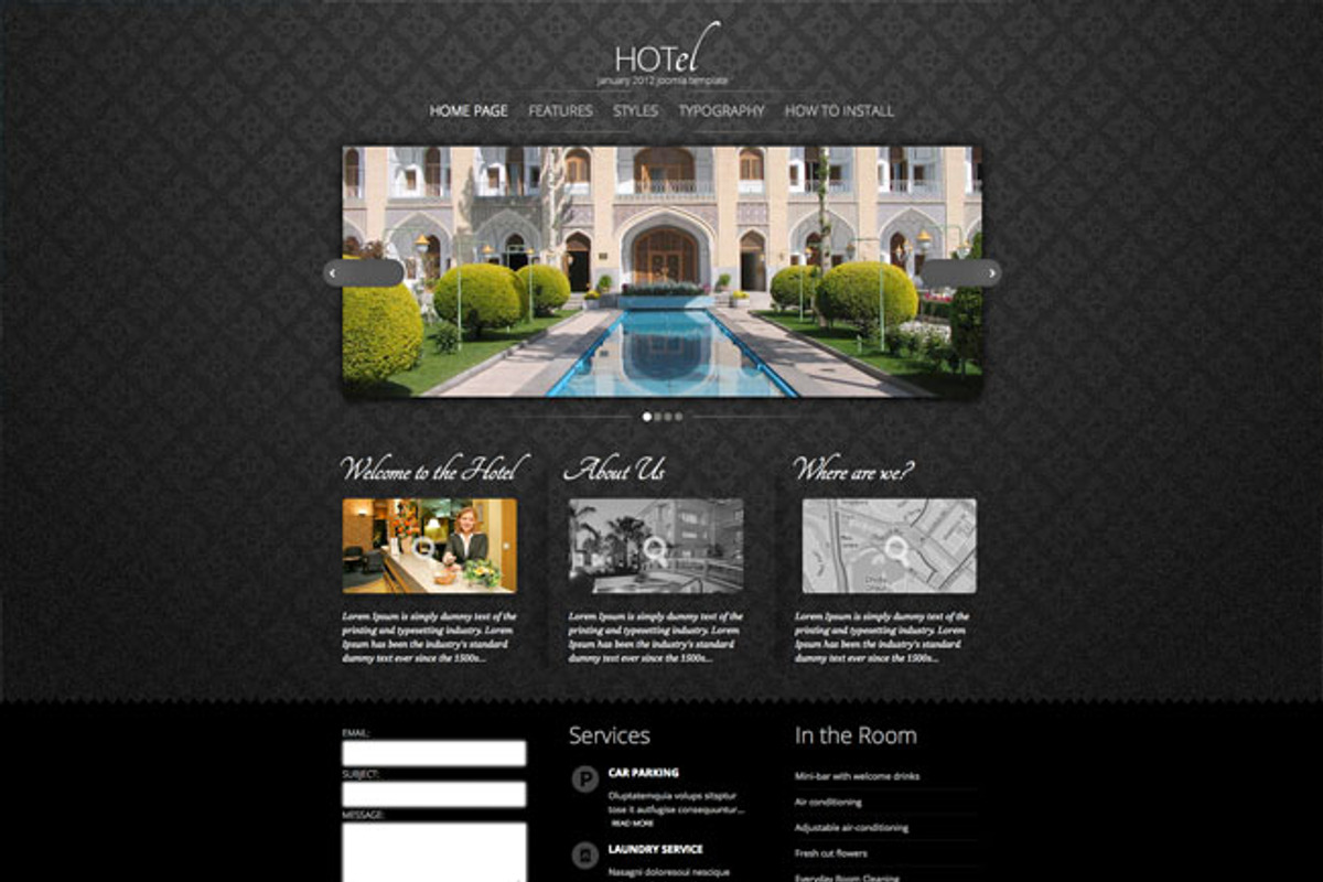Hot Hotel, a WordPress Template by hot-themes (Photo 5 of 5)