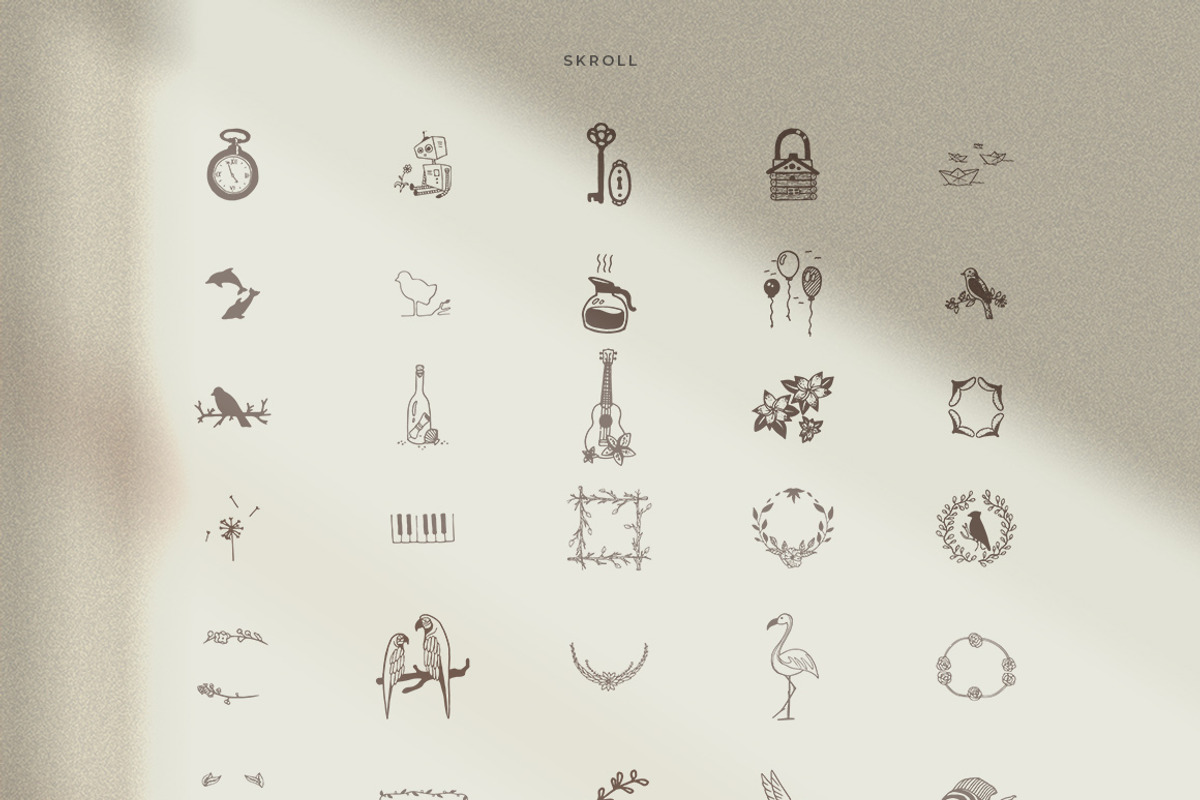 150 Hand Drawn Elements -Logo-, an Animal Illustration by Michael Rayback Design (Photo 2 of 7)