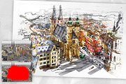 Marker Sketch Photoshop Action, an Action Add-On by GorynArt (Thumbnail 4 of 20)