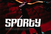 Sport Trogel - Racing Car Font, a Sans Serif Font by QR Design Studio (Thumbnail 2 of 7)