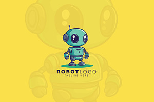 Robot Logo, a Branding & Logo Template by Xoovion