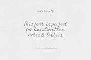 Pencil Script - Handwritten Script, a Script Font by AndrewPixelType (Thumbnail 3 of 15)
