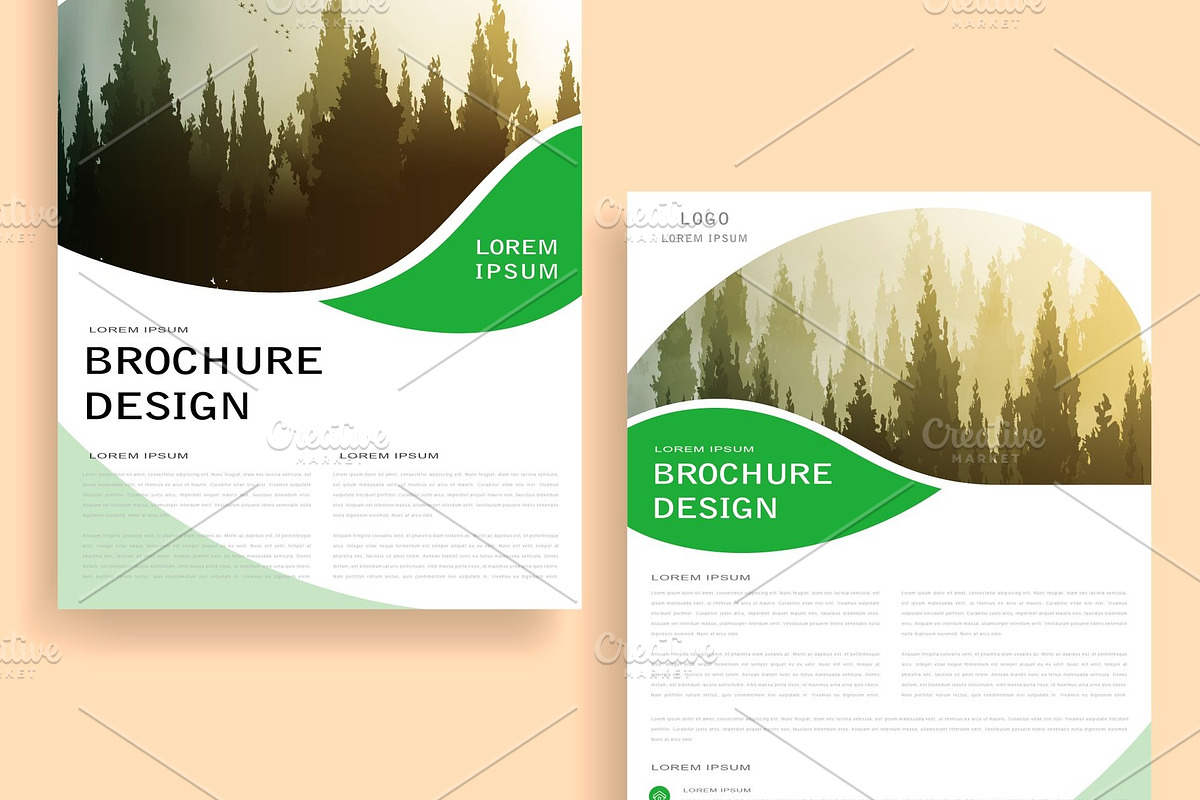 Elegant brochure design, a Brochure Template by TotallypicRF