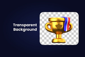 3D Award & Trophy Illustration