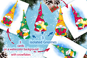 Christmas gnomes, an Illustration by Maycat_store (Thumbnail 2 of 5)