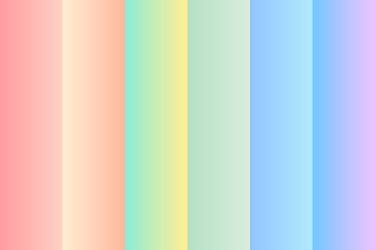 Pastel Colorful Gradient Set, a Gradient Add-On by Cris Palapa (Photo 2 of 2)