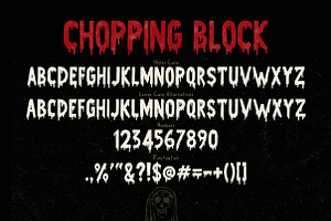 Chopping Block Font