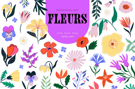 Blooming season. Flowers & leaves, a Decorative Illustration by Ruslana Lubenets