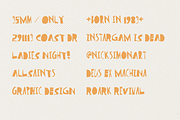 Paper Cut, a Handwritten Font by Nick Simon Art (Thumbnail 4 of 5)