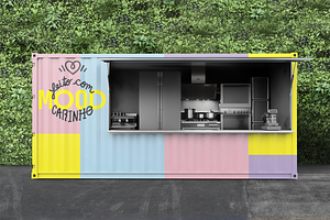 Bundle. Food Trucks. PSD MOCKUPS.