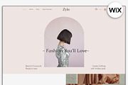 Zayla Wix Website template, a Wix Template by Design Unique (Thumbnail 1 of 10)