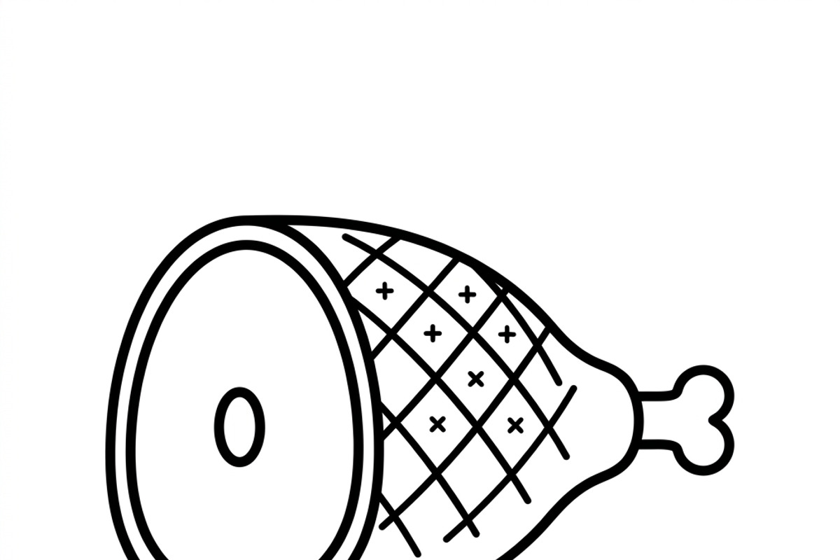 41 Christmas Feast Vector Icons, an Outline Icon by adenpinkstore (Photo 17 of 21)