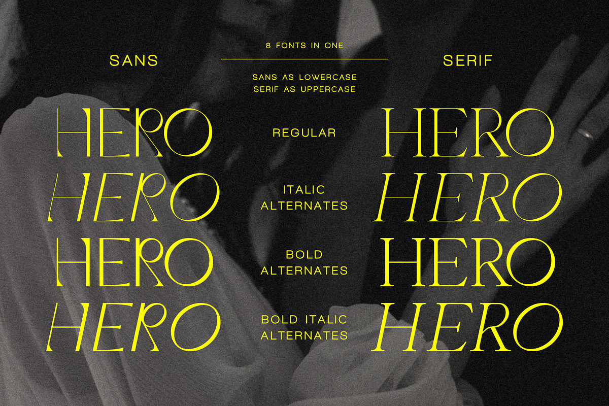 Quarx - Sans & Serif Modern Font Duo, a Sans Serif Font by SilverStag Type Foundry (Photo 7 of 18)