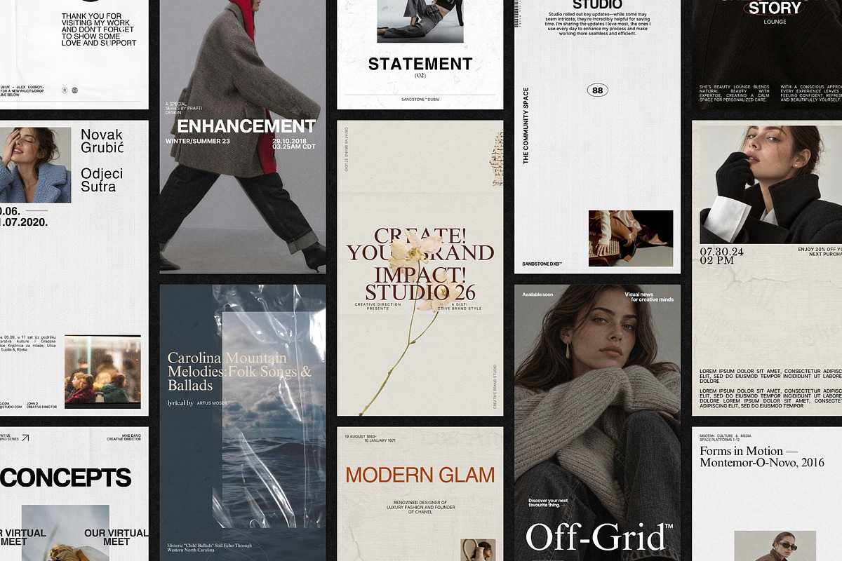OREN | Instagram STORIES Bundle, a Social Media Template by Prapti Design (Photo 2 of 10)
