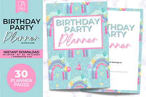 Birthday Party Planner - Printable