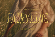 Fairyline - Dreamy Handmade Typeface, a Handwritten Font by BilberryCreates (Thumbnail 1 of 11)