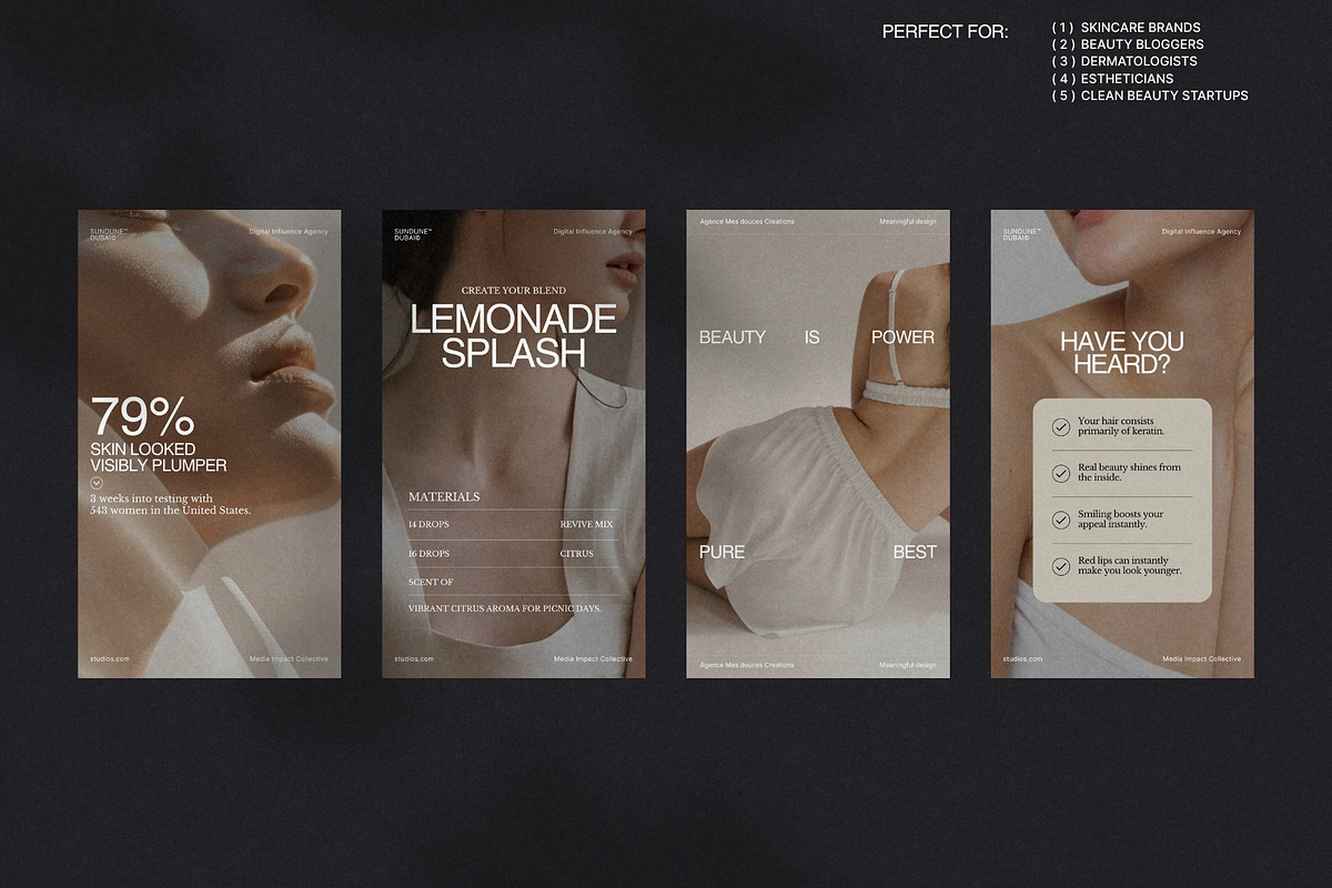 Skincare Stories for Canva Use preview 3