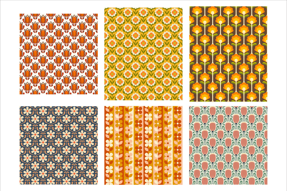 Pack of abstrack flower pattern, a Pattern Graphic by Brainware Graphic (Photo 7 of 8)