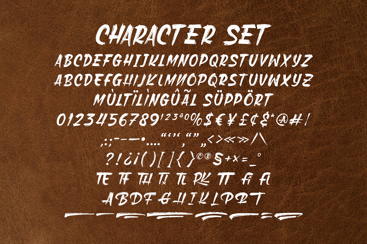 BRICK RIOT - Dry Brush Font, a Handwritten Font by VASTARD STUDIO (Photo 12 of 15)