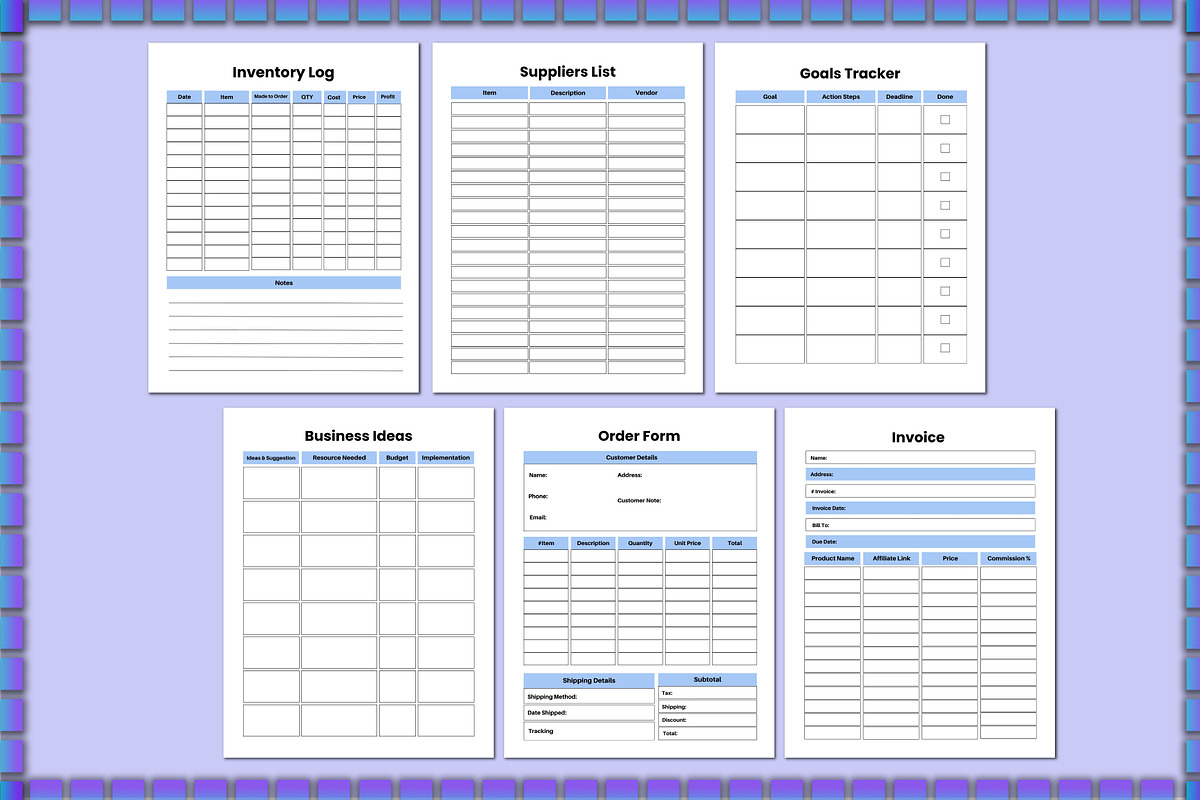 2025-2026 Craft Business Planner KDP, a Stationery Template by Shumaya (Photo 6 of 7)