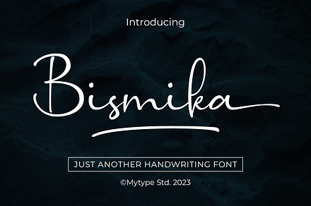 Bismika - Handwriting Font