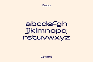 Baou Modern Sans Logos