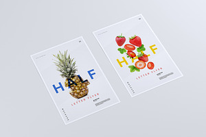 Half Letter Flyer Mockup