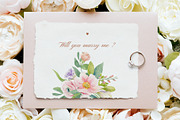 Pink Floral Mood. Watercolor Set, an Illustration by NiKO (Thumbnail 4 of 6)