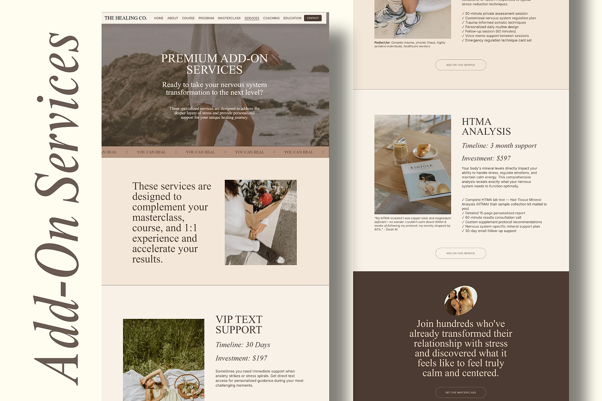 Squarespace Minimal Coach Website, a Squarespace Template by Solana Creative Co. (Photo 10 of 11)