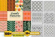 Bold & Easy Comfy Patterns, a Pattern Graphic by Ink Gallery (Thumbnail 1 of 7)