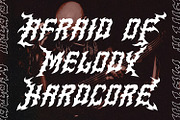 Dracursed - Death metal Font, a Script Font by AQR Studio (Thumbnail 7 of 8)
