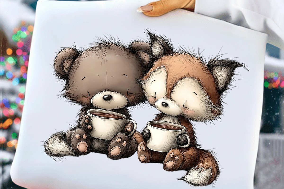 Whimsical Cozy Animal Clipart, an Illustration by Craft Nest (Photo 8 of 8)