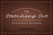 The Stitching Set - AI Brushes, a Brush Add-On by Ornaments of Grace (Thumbnail 1 of 2)