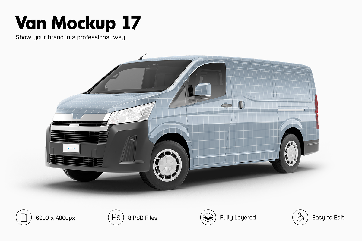 Van Mockup 17, an Advertising Mockup by Mockupix (Photo 1 of 12)