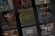 Luxury IV Therapy Instagram Posts, a Social Media Template by design4social (Thumbnail 8 of 8)