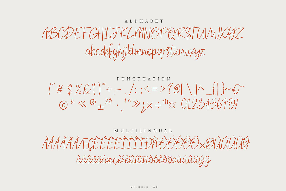 Remember | A Casual Script Font, a Script Font by Michèle Kae (Photo 4 of 10)