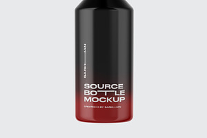 Souce Bottle Mockup