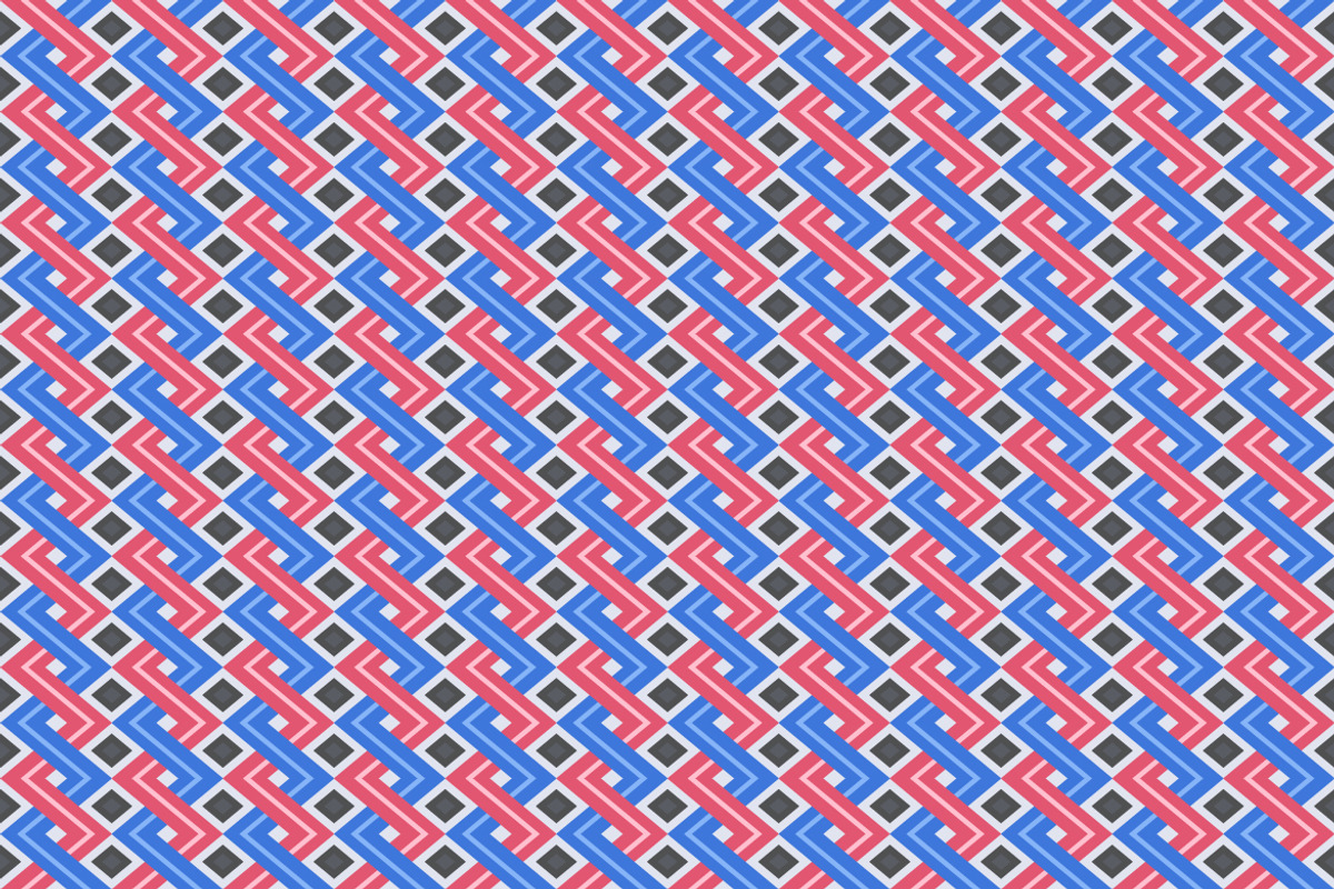 Retro Zigzag Geometric Pattern, a Pattern Graphic by Mightyfire